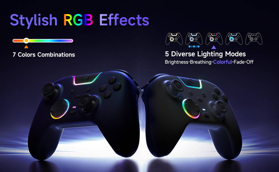 EasySMX X05Pro Gaming Controller | Quiet Buttons, Dual-Stage